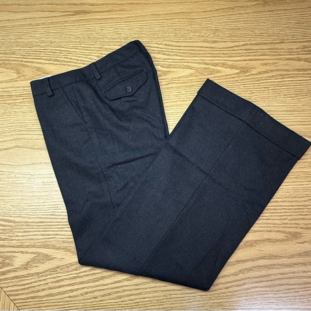 GAP Black Wide Leg Wool Pants